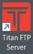 Titan SFTP Serverの正しいショートカットアイコン